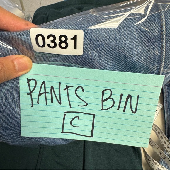 Rollas Blue Cropped High Rise Straight Jeans Raw Hem Vintage Denim Size 26 - Picture 16 of 16